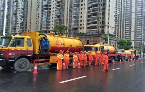 蓬莱镇市政管道清淤